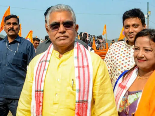 সিজেপির আন্দোলনের পেছনে বিদেশি অর্থ ও বিরোধীরা রয়েছে, অভিযোগ দিলীপ ঘোষের